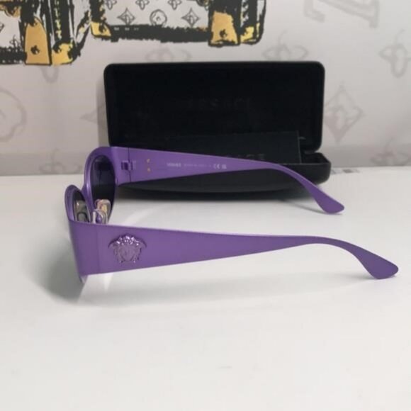 New Authentic Purple Cat-Eye Sunglasses VE2263 - Picture 9 of 12